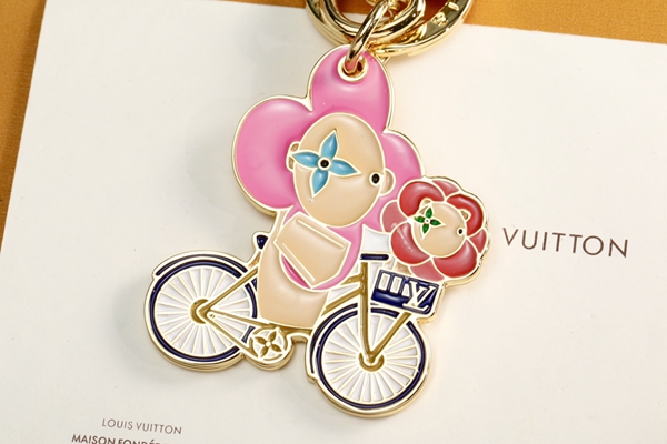 ブランドキーホルダー角部分ディテール